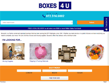 Tablet Screenshot of boxes4u.com